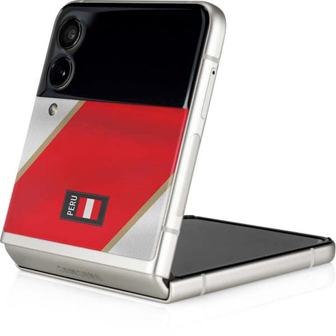 Peru Soccer Flag Galaxy Z Flip3 5G Skin