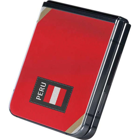 Peru Soccer Flag Galaxy Z Flip5 5G Skin