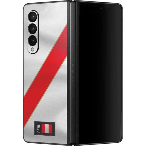 Peru Soccer Flag Galaxy Z Fold3 5G Skin