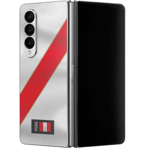 Peru Soccer Flag Galaxy Z Fold4 5G Skin