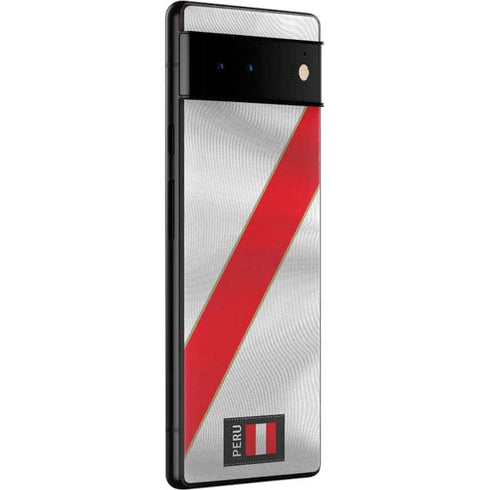 Peru Soccer Flag Google Pixel 6 Skin