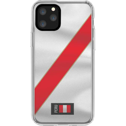Peru Soccer Flag iPhone 11 Pro Clear Case
