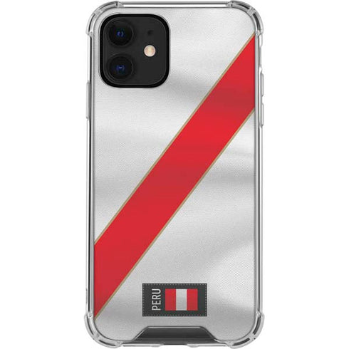 Peru Soccer Flag iPhone 12 Clear Case