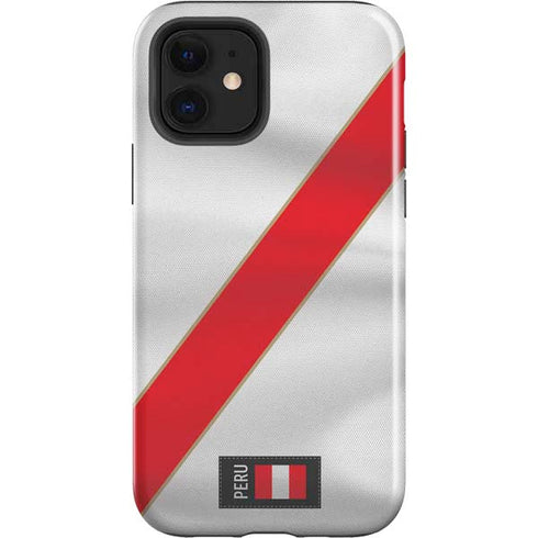 Peru Soccer Flag iPhone 12 Impact Case
