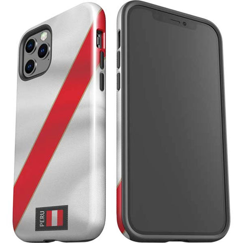 Peru Soccer Flag iPhone 12 Pro Impact Case