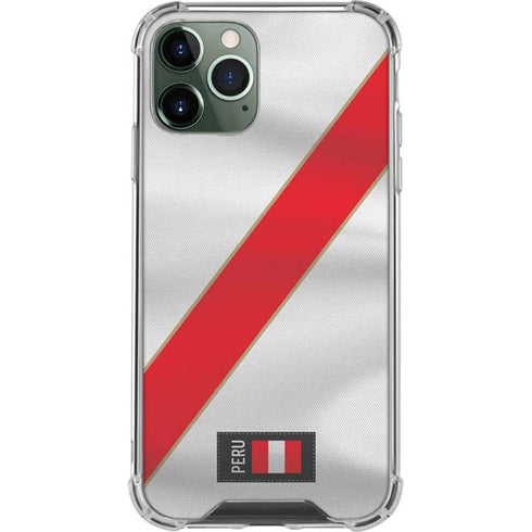 Peru Soccer Flag iPhone 12 Pro Max Clear Case