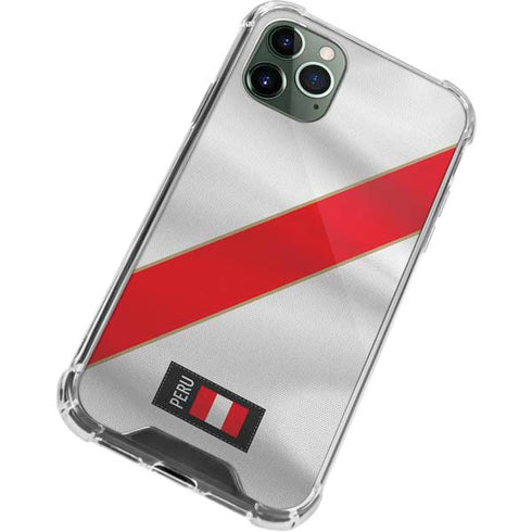 Peru Soccer Flag iPhone 12 Pro Max Clear Case