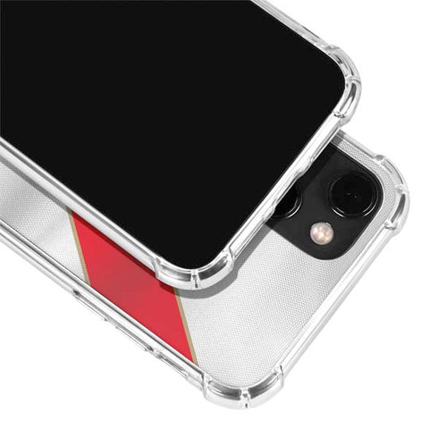 Peru Soccer Flag iPhone 15 Plus Clear Case