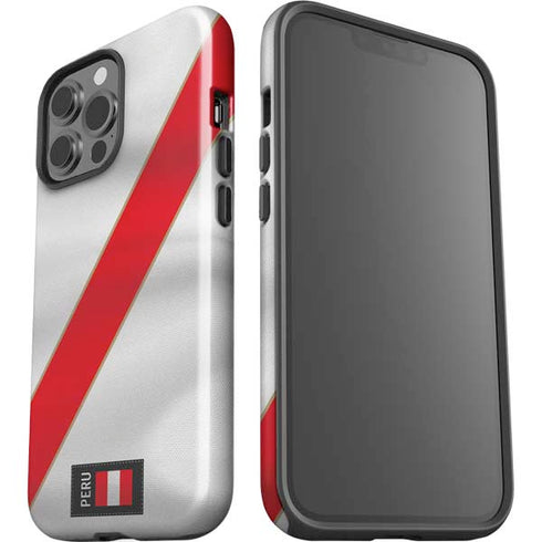 Peru Soccer Flag iPhone 15 Pro Max Impact Case