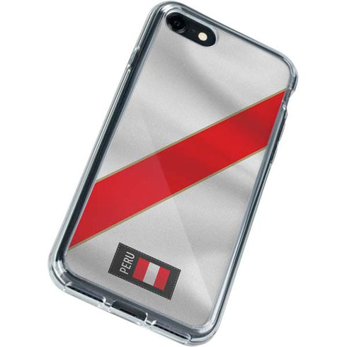 Peru Soccer Flag iPhone SE (2nd & 3rd Gen) Clear Case