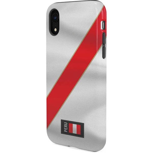 Peru Soccer Flag iPhone XR Pro Case