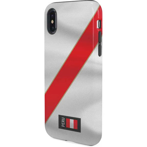 Peru Soccer Flag iPhone XS Pro Case