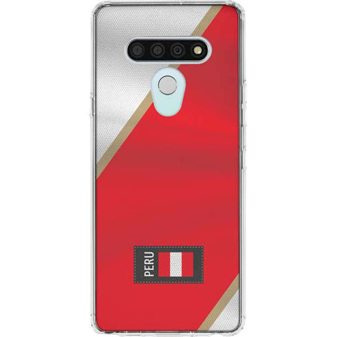 Peru Soccer Flag LG Stylo 6 Clear Case