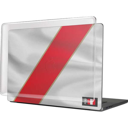 Peru Soccer Flag MacBook Pro 16in (2021-25) Case plus Skin