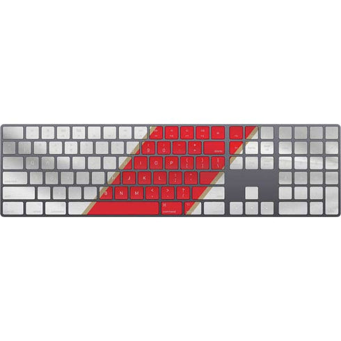 Peru Soccer Flag Magic Keyboard with Numeric Keypad Skin