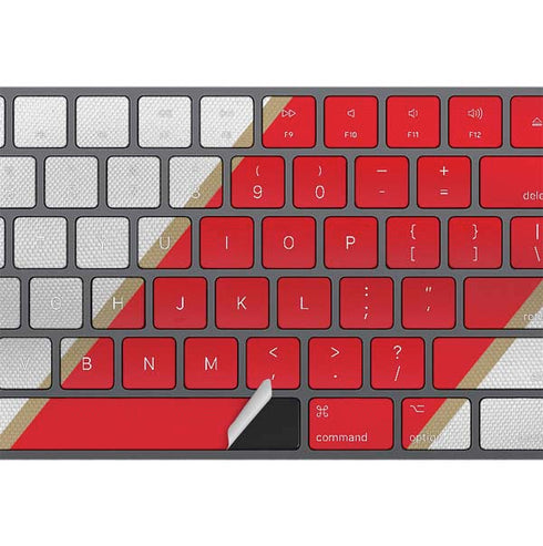 Peru Soccer Flag Magic Keyboard with Numeric Keypad Skin