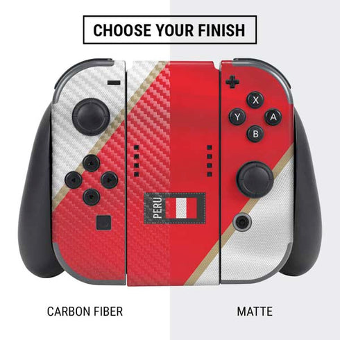 Peru Soccer Flag Nintendo Switch Bundle Skin
