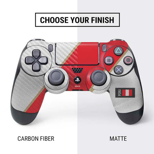 Peru Soccer Flag PS4 Controller Skin
