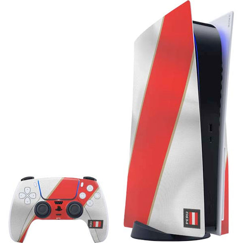 Peru Soccer Flag PS5 Bundle Skin