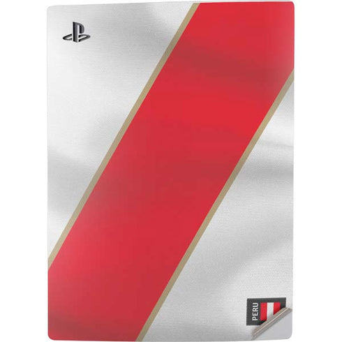 Peru Soccer Flag PS5 Digital Edition Console Skin
