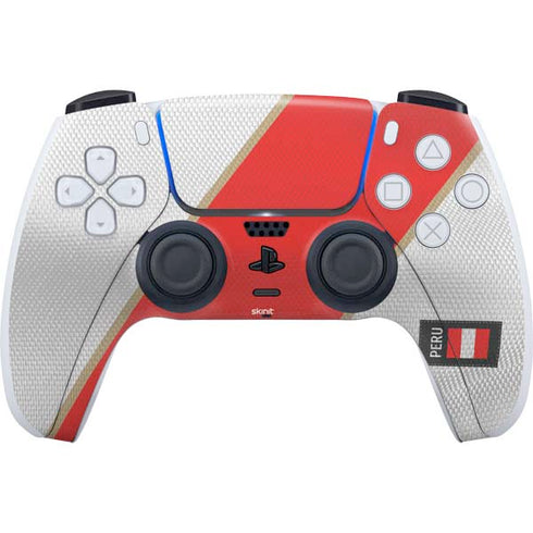 Peru Soccer Flag PS5 Controller Skin