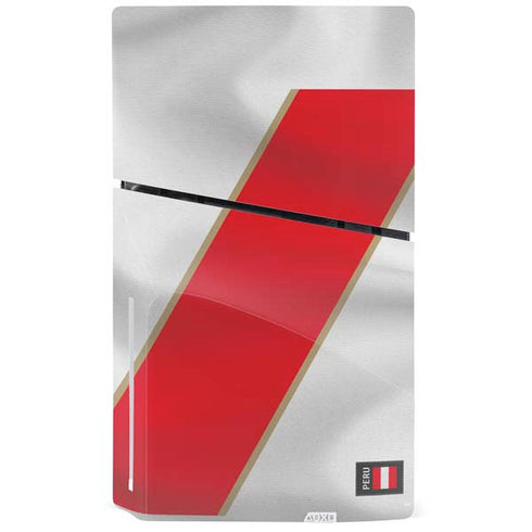 Peru Soccer Flag PS5 Slim Disk Bundle Skin