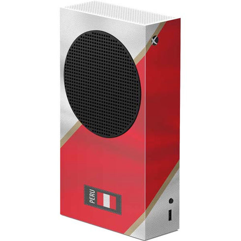 Peru Soccer Flag Xbox Series S Console Skin