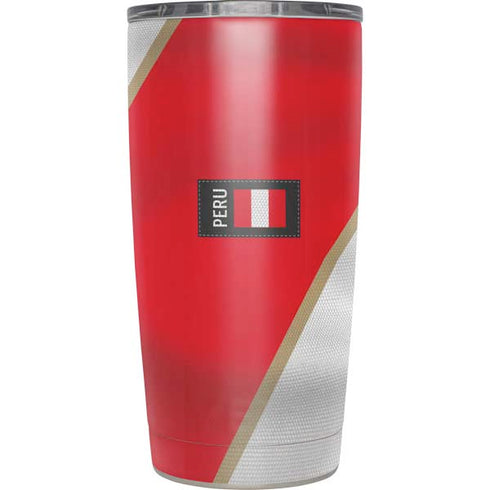 Peru Soccer Flag Yeti 20oz Tumbler Skin