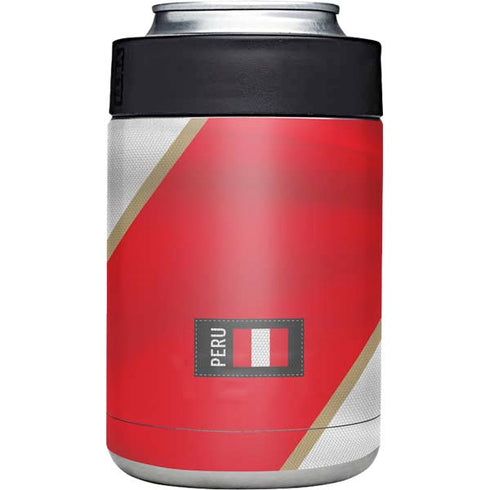 Peru Soccer Flag Yeti Colster Can Insulator Skin