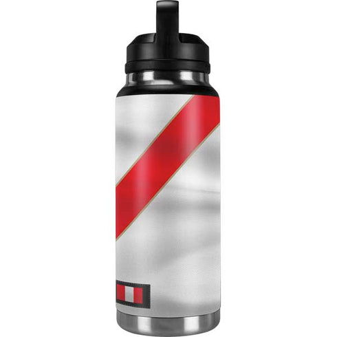 Peru Soccer Flag YETI Rambler 36oz Bottle Skin