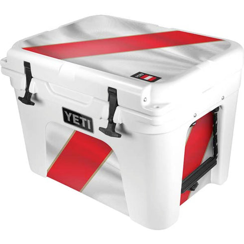 Peru Soccer Flag YETI Tundra 35 Hard Cooler Skin