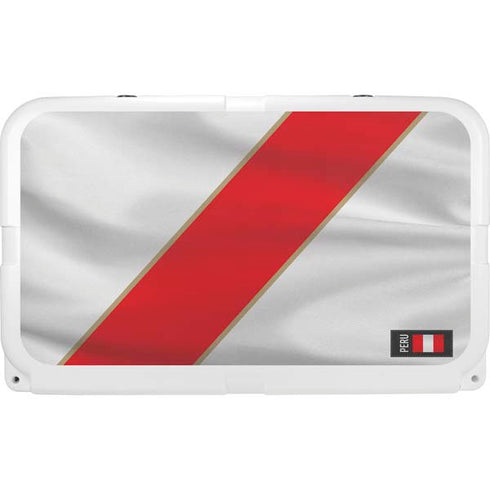 Peru Soccer Flag YETI Tundra 45 Hard Cooler Skin