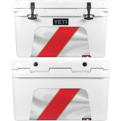 Peru Soccer Flag YETI Tundra 45 Hard Cooler Skin