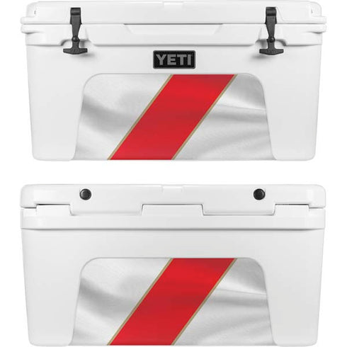 Peru Soccer Flag YETI Tundra 75 Hard Cooler Skin