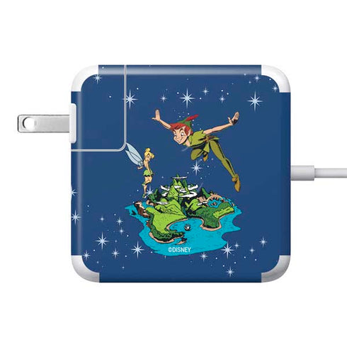 Disney Peter Pan and Tinker Bell in Neverland 85W Power Adapter (15 and 17 inch MacBook Pro Charger) Skin