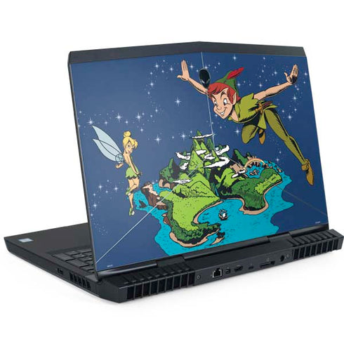 Disney Peter Pan and Tinker Bell in Neverland Dell Alienware Skin