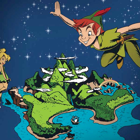 Disney Peter Pan and Tinker Bell in Neverland Dell Alienware Skin