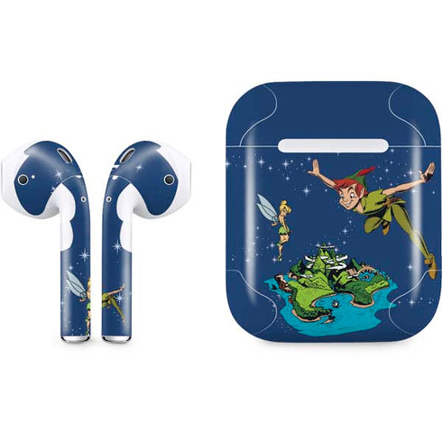 Disney Peter Pan and Tinker Bell in Neverland Apple AirPods Skin