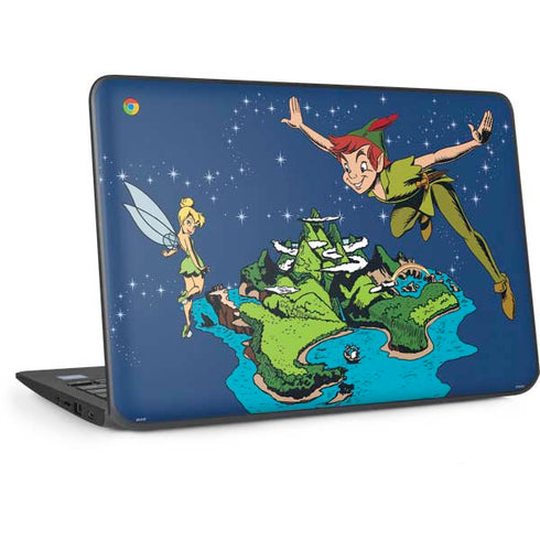 Disney Peter Pan and Tinker Bell in Neverland HP Chromebook Skin