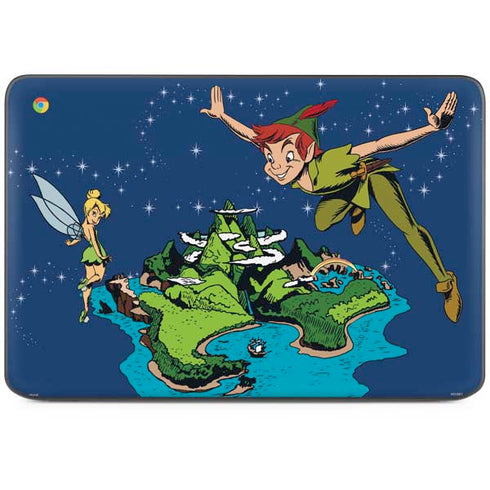 Disney Peter Pan and Tinker Bell in Neverland HP Chromebook Skin