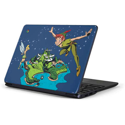 Disney Peter Pan and Tinker Bell in Neverland Samsung Chromebook Skin