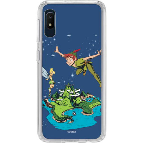 Disney Peter Pan and Tinker Bell in Neverland Galaxy A10e Clear Case