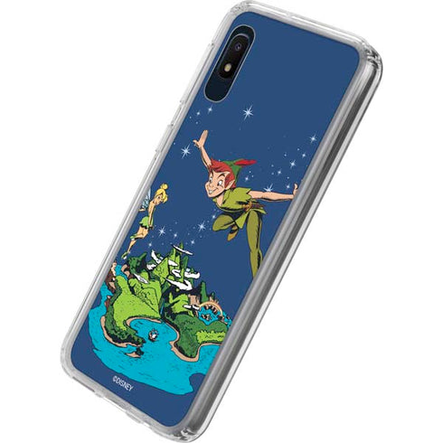 Disney Peter Pan and Tinker Bell in Neverland Galaxy A10e Clear Case