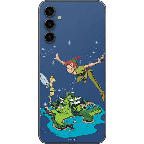 Disney Peter Pan and Tinker Bell in Neverland Galaxy A14 5G Skin