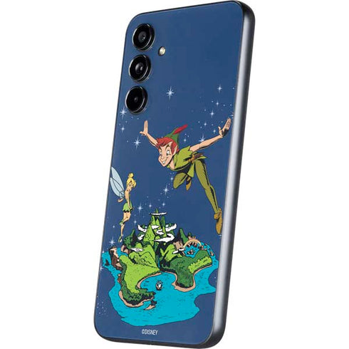 Disney Peter Pan and Tinker Bell in Neverland Galaxy A54 5G Skin