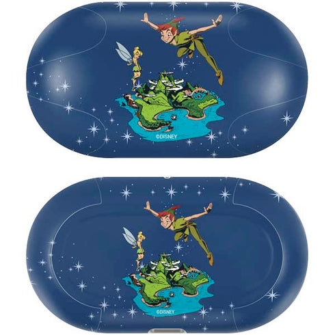 Disney Peter Pan and Tinker Bell in Neverland Galaxy Buds Plus Skin