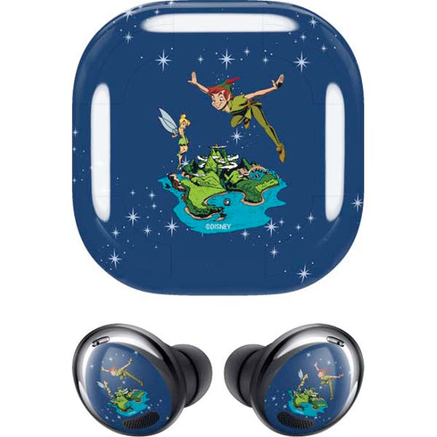 Disney Peter Pan and Tinker Bell in Neverland Galaxy Buds Pro Skin