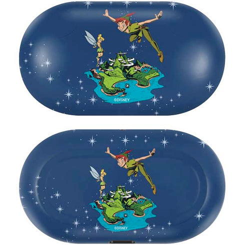 Disney Peter Pan and Tinker Bell in Neverland Galaxy Buds Skin