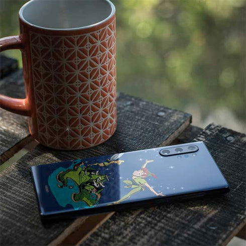 Disney Peter Pan and Tinker Bell in Neverland Galaxy Note 10 Plus Skin