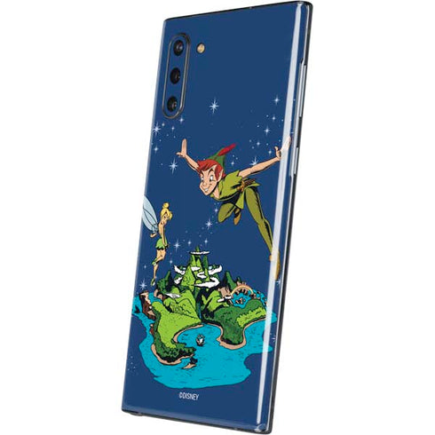 Disney Peter Pan and Tinker Bell in Neverland Galaxy Note 10 Skin